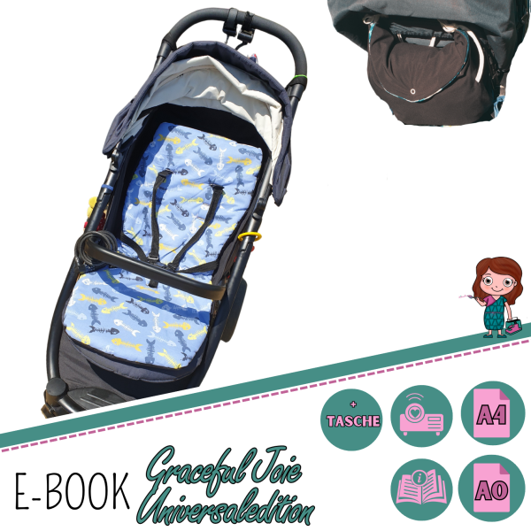 E-Book Graceful Universal Edition - Universalsitzauflage für alle gängigen Kinderwägen